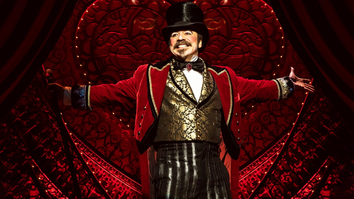 Danny Burstein as Harold Zidlerin "Moulin Rouge! The Musical" on Broadway.