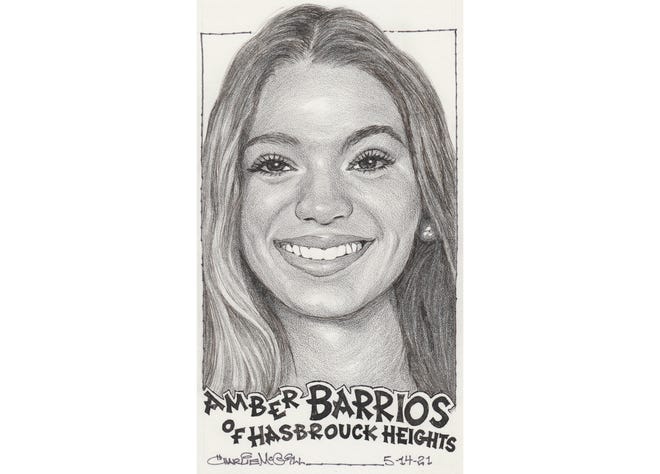 Amber Barrios, Hasbrouck Heights track and field