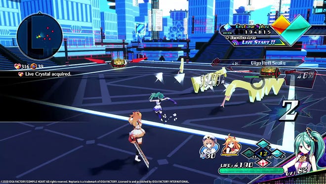 Neptunia Virtual Stars for PS4 and Steam.