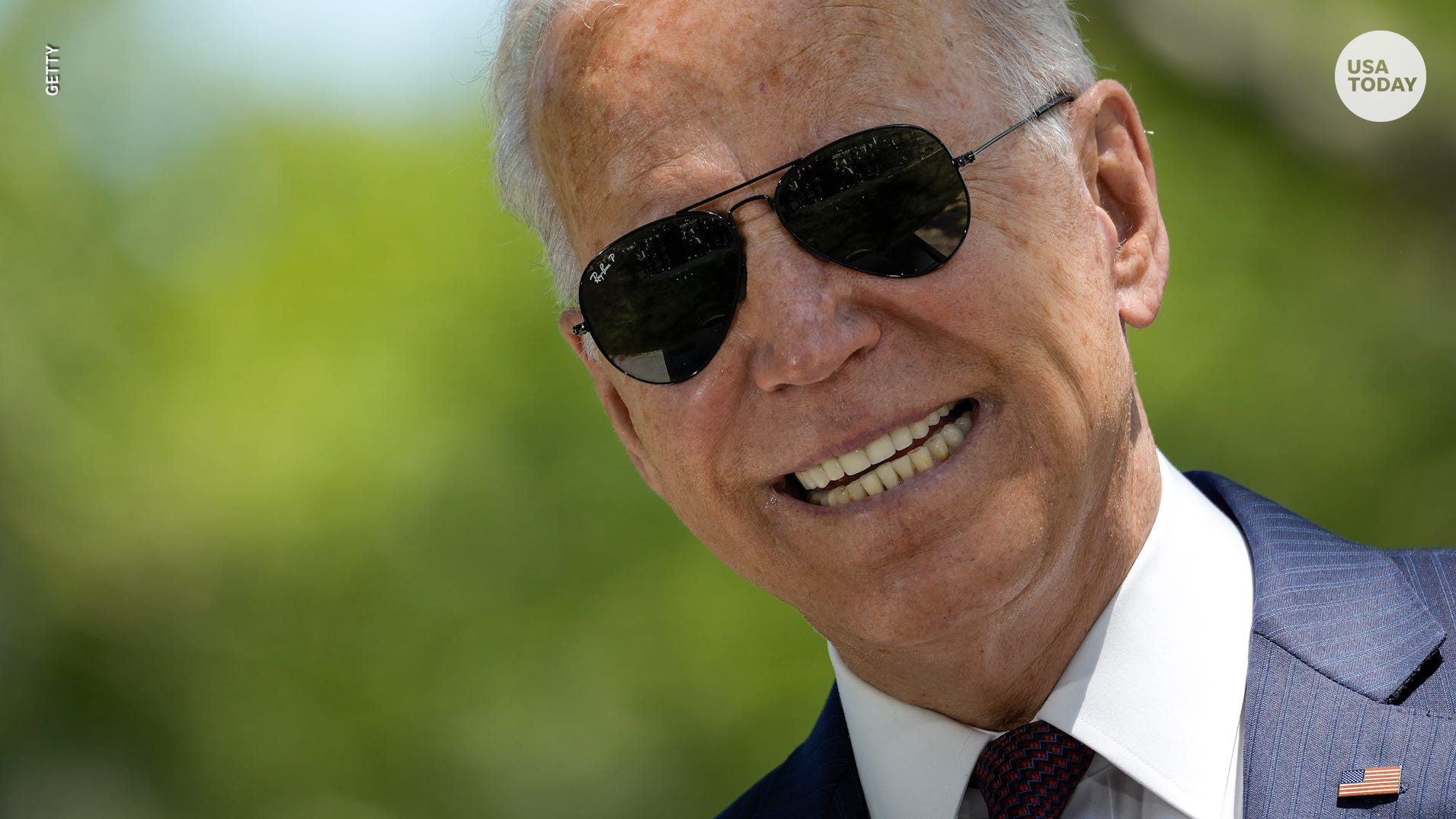 Biden gives Putin pair of aviators sunglasses, bison sculpture
