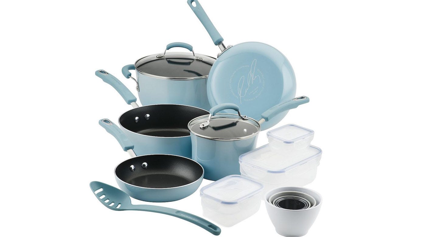 Rachael Ray cookware: Save $140 on this popular 19-piece set right now