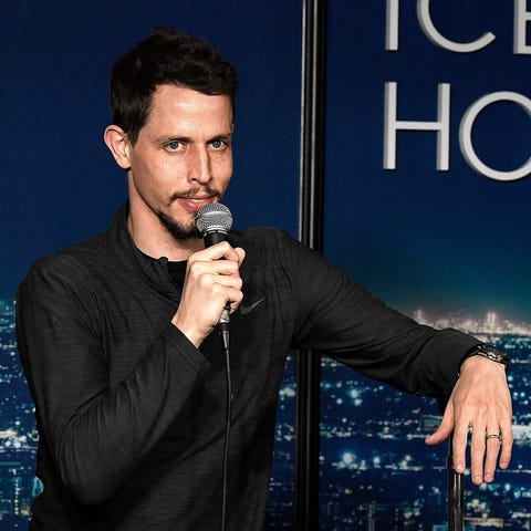 Comedian Tony Hinchcliffe performs during his appe