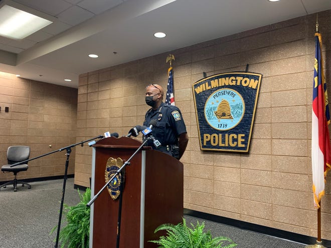 Wilmington Police Department Chief Donny Williams at May 14 news conference.