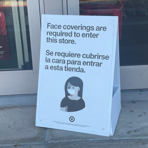 Target started requiring consumers wear masks in s
