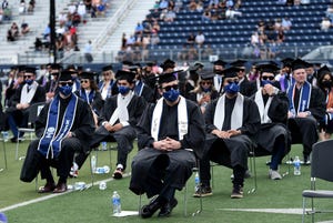 Images of graduating students at the UNR Spring 2021 Commencement on May 13, 2021.