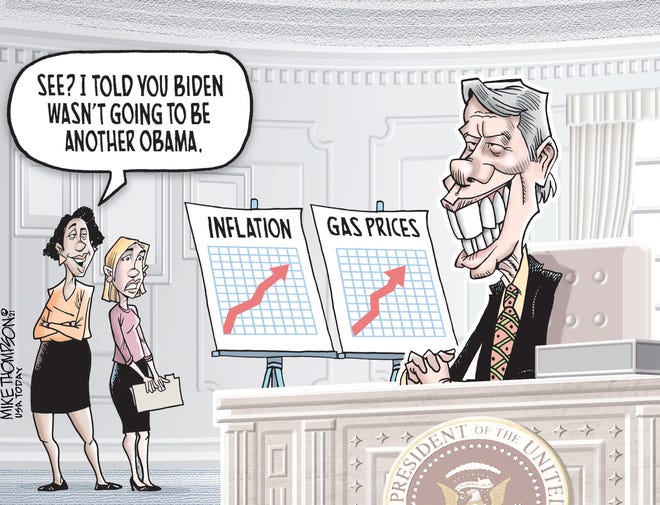 Editorial cartoon, May 18, 2021: Not like Obama