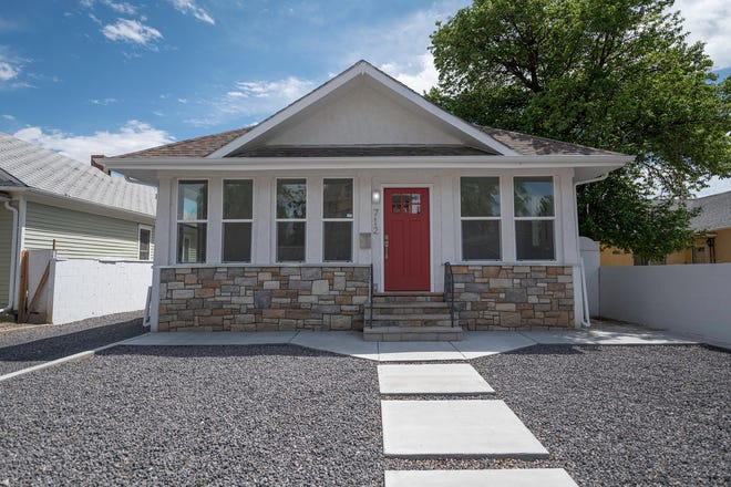 Exterior of one of the homes David Jimenez previously renovated. Jimenez buys homes to renovate and then sell for profit. He said he's had a tough time finding houses during the sales boom the past few years.