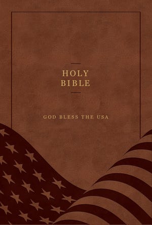The cover of the new "God Bless The USA Bible."
