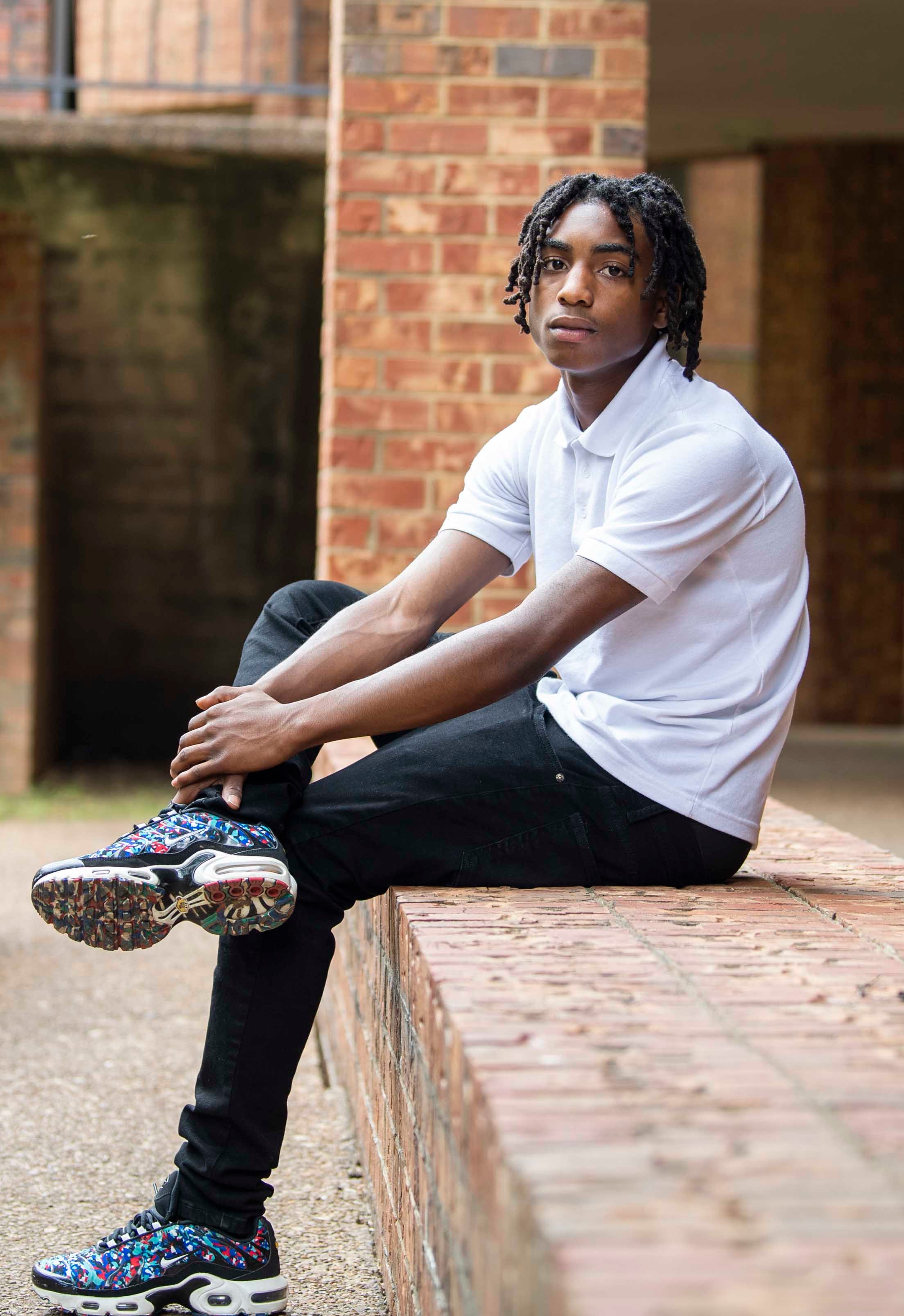 Antonio Mason is a junior at White Creek High School in Nashville,Tenn., Monday, May 17, 2021.