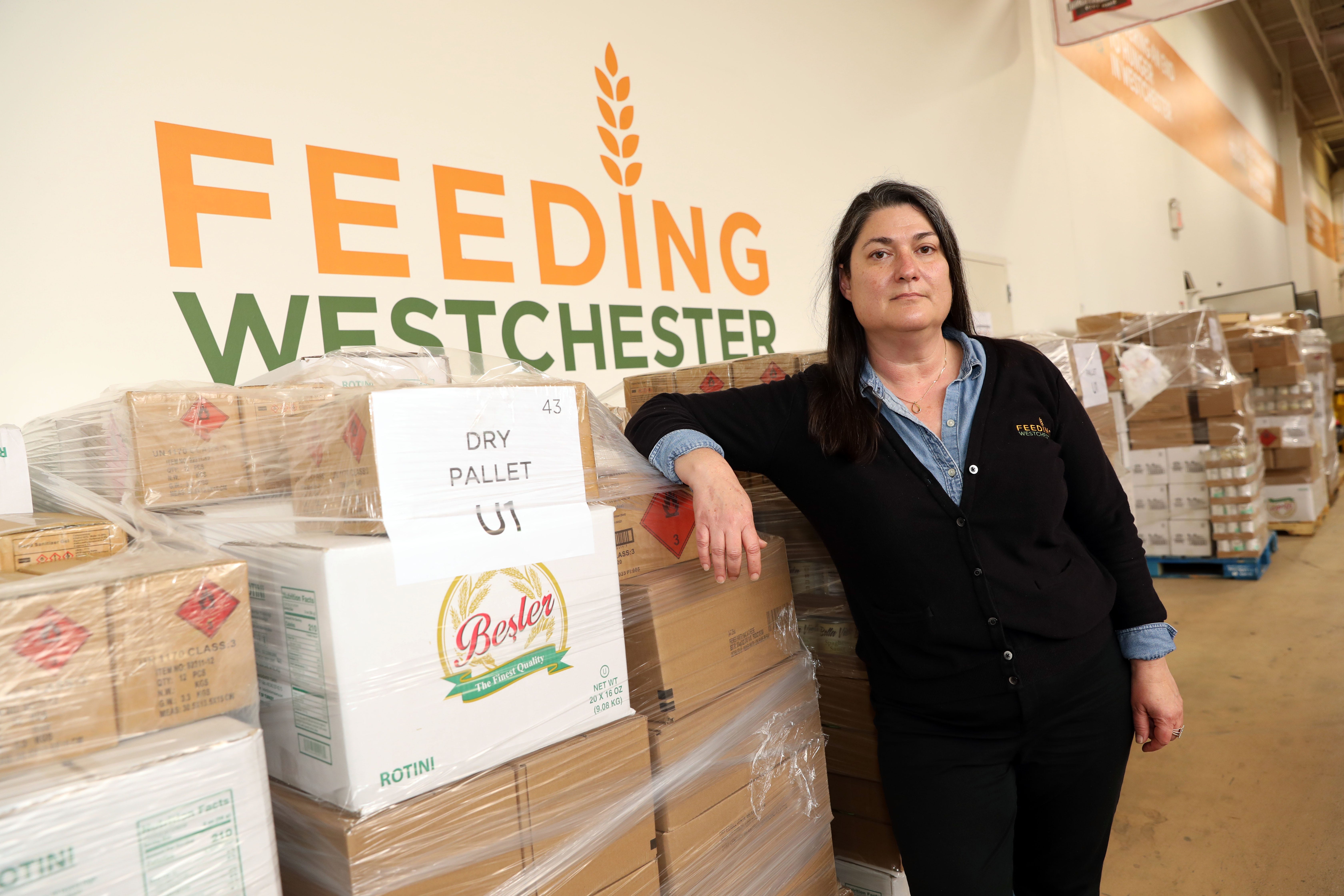 Feeding Westchester CEO Karen Erren said the food bank's numbers skyrocketed early in the pandemic, nearly tripling in May 2020, and still dwarf pre-COVID rates.