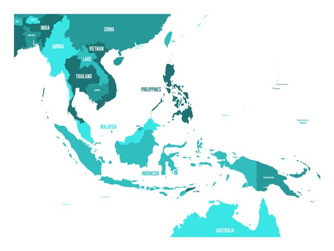 Most countries in South Asia are either not admitting Americans or requiring them to quarantine. Two exceptions: the Maldives, located off the southern coast of India, and Singapore, located east of Malaysia.