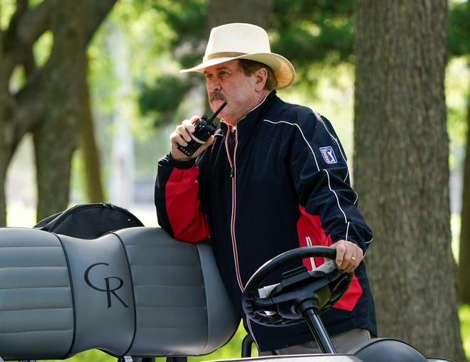 Slugger White thought he'd packed away his hat and rules book for good, but now he's looking at a "new chapter" of his golfing life.