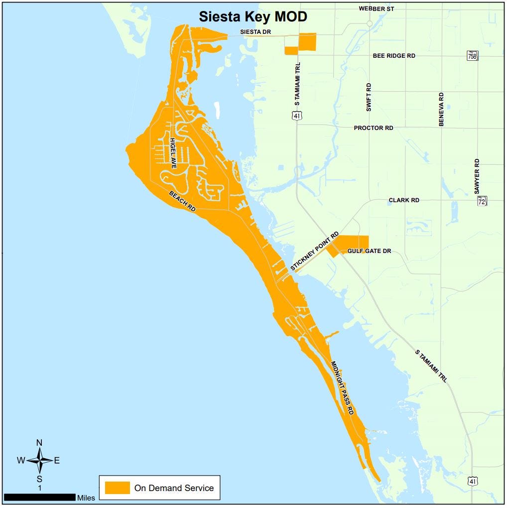 Sarasota County bus service moving to ondemand ridesharing system