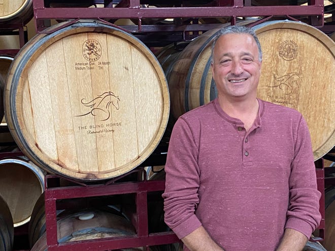 Thomas Nye has been winemaker and general manager at The Blind Horse Restaurant and Winery in Kohler since 2013.