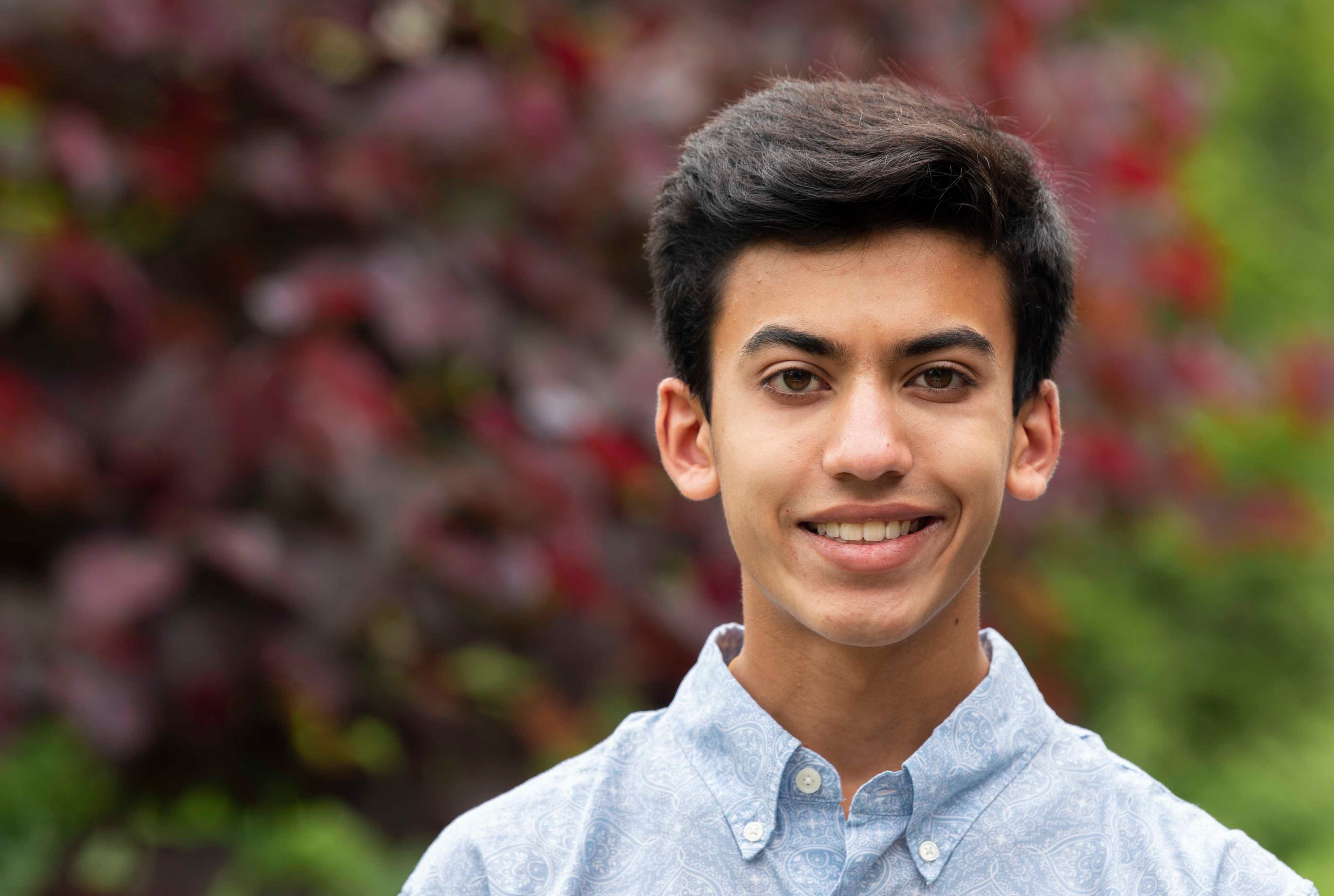 Sophomore Shiv Mehta goes to Ravenwood High School. Mehta is involved with the debate team and started a community service project called 'I build websites'. Pictured at his home in Brentwood, Tenn., Tuesday, May 18, 2021. 