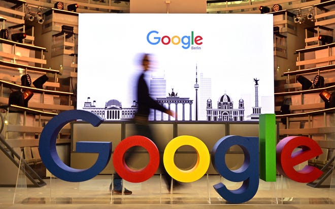 Opening day of Google's Berlin office, Jan. 22, 2019.