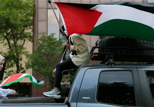 Download Free Palestine Rally In Columbus Activists Gather March Downtown