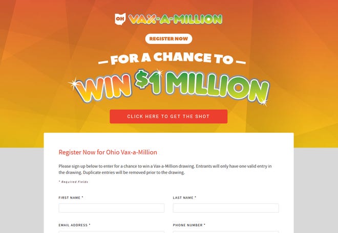 Lotería de Vacunas en Ohio.