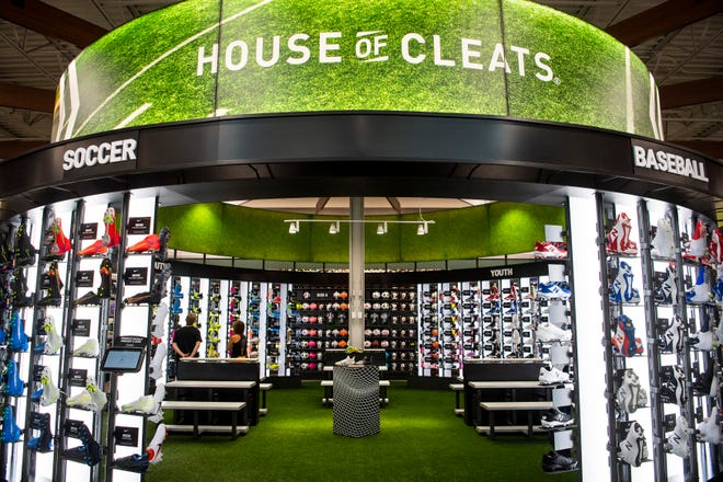 More than 400 types of cleats are available.