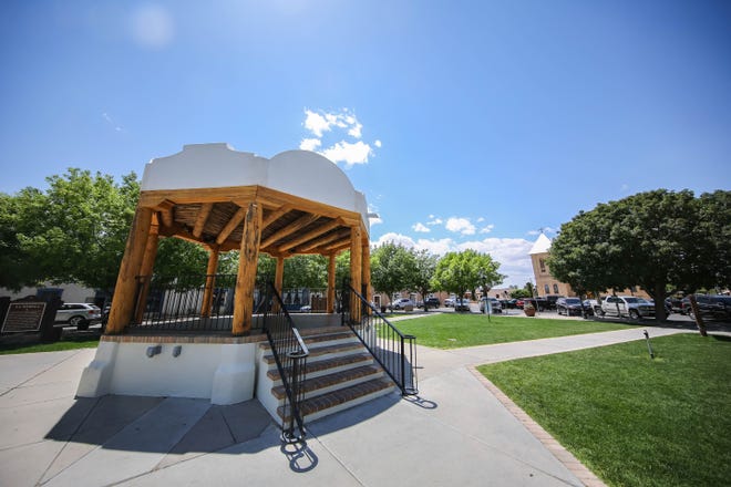 Mesilla Plaza is pictured in Mesilla on Wednesday, May 19, 2021.