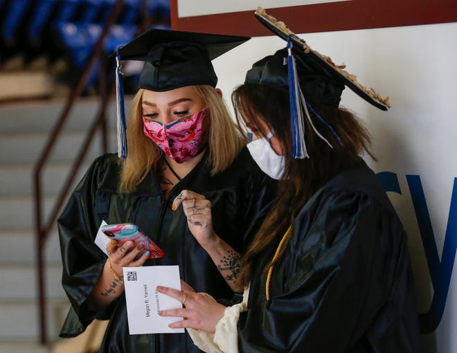 Scenes from the Ozarks Technical Community College Commencement Ceremony at the JQH Arena on Wednesday, May 19, 2021.