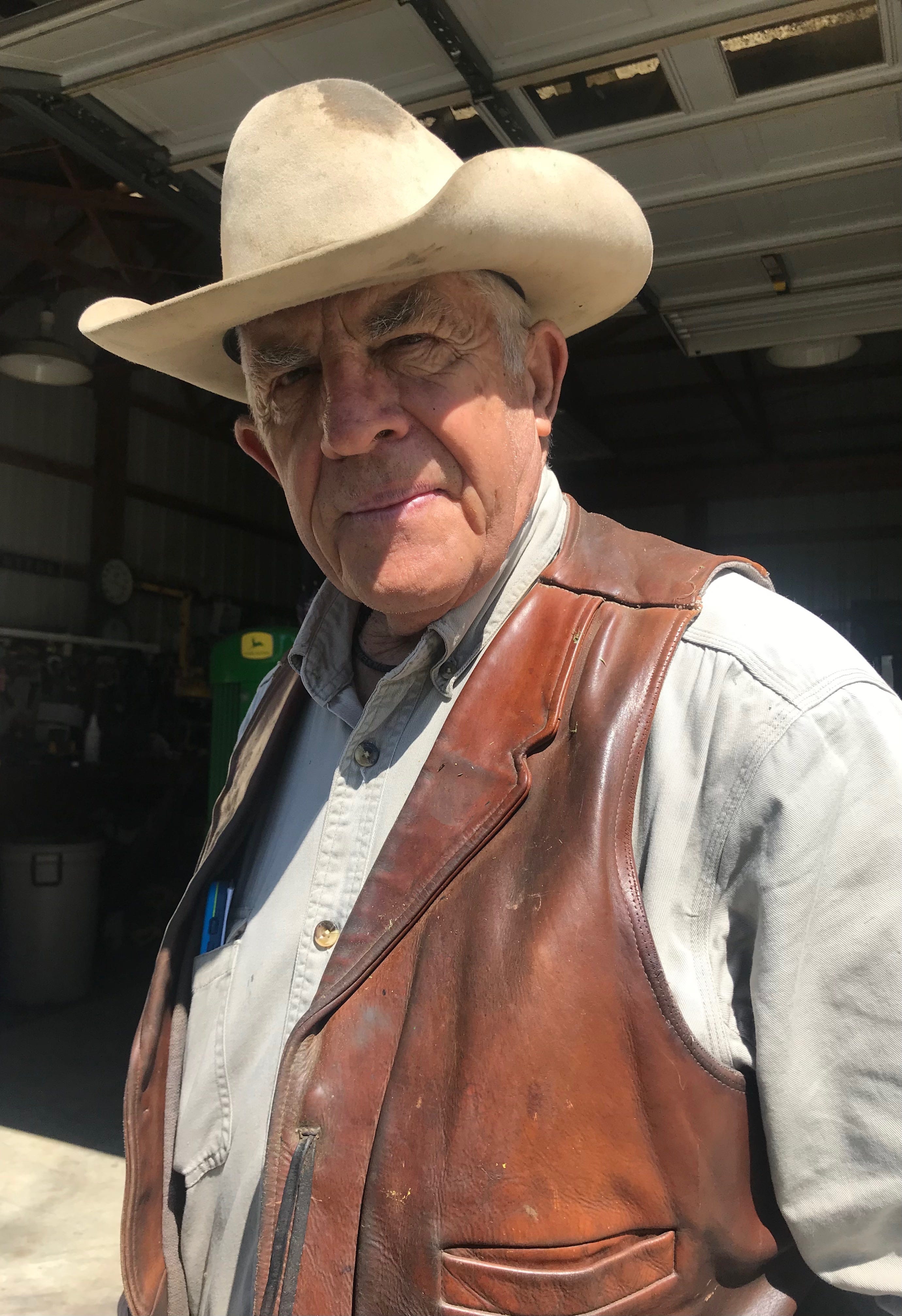 Veterinarian Dr. John T. Wise at his home on April 26, 2021.