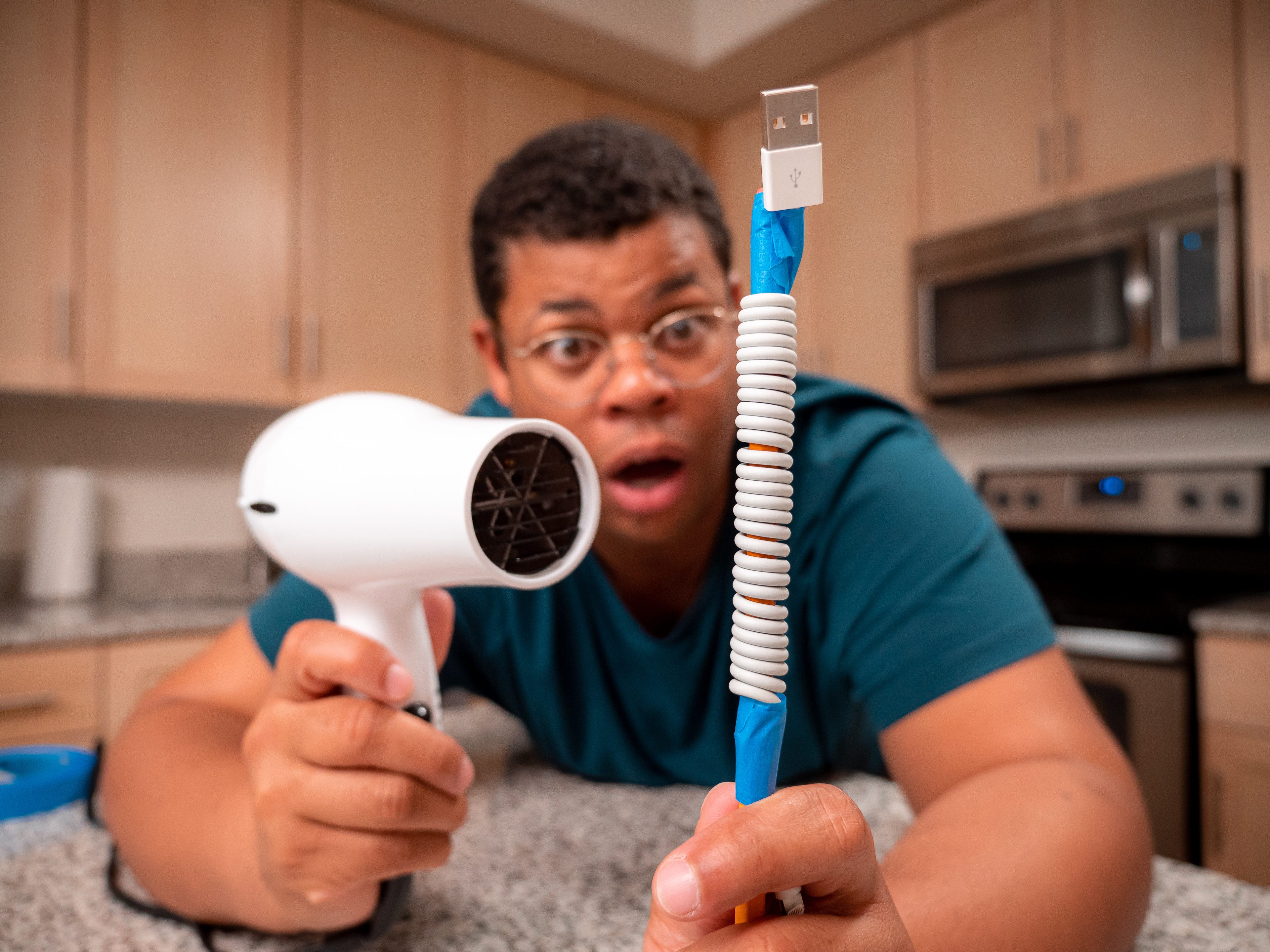 How to fix kinks in electrical cords