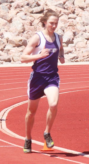 Cheraw High School's Josh Snyder competes in the 1,600-meter run at last week's Tiger Relays. Snyder is ranked in the Class 1A events in this week's MaxPreps rankings.