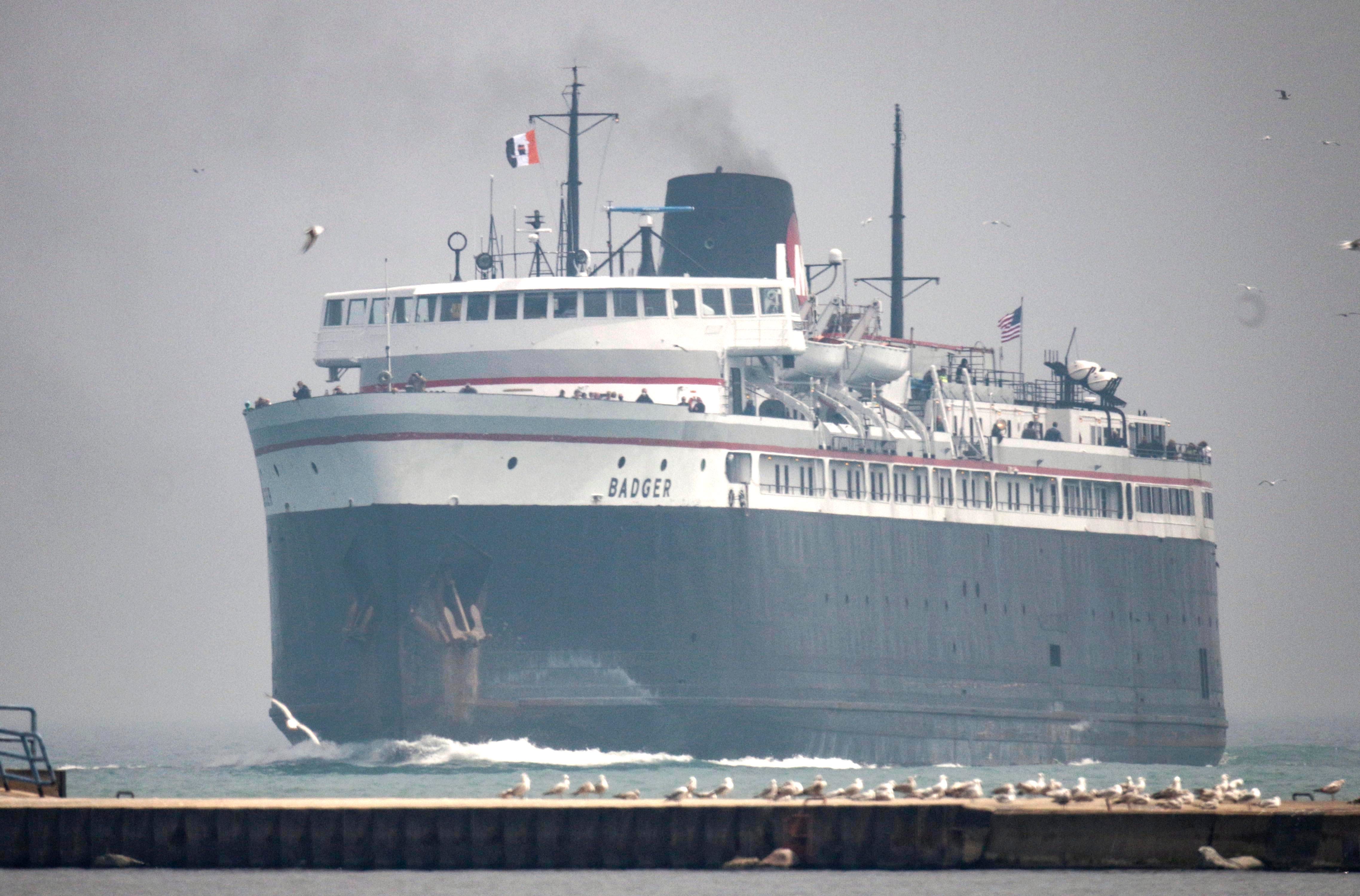 SS Badger Lake Michigan car ferry resumes ManitowocLudington trips