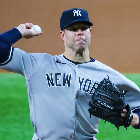 In his first season with the Yankees, two-time AL 