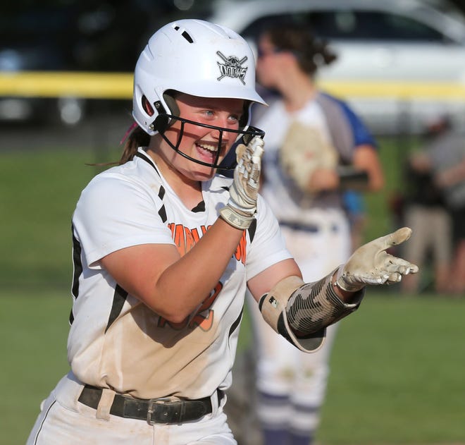 Audrey Miller hit a grand slam in last year's Division II district championship game against Hubbard. The Dukes are the overall No. 1 seed in Division II East section this spring.