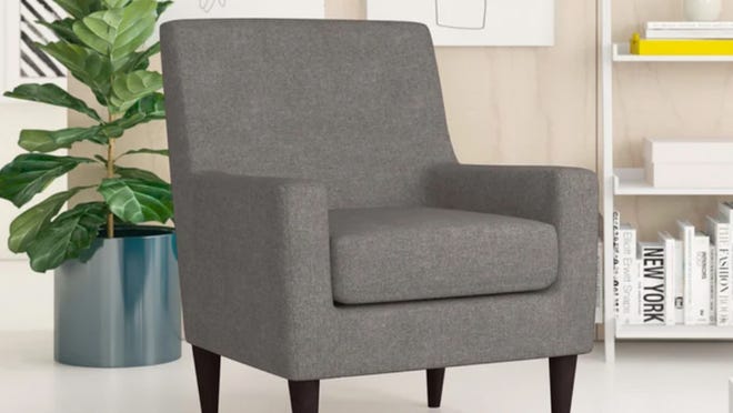 This chair is an essential for any cozy living space.