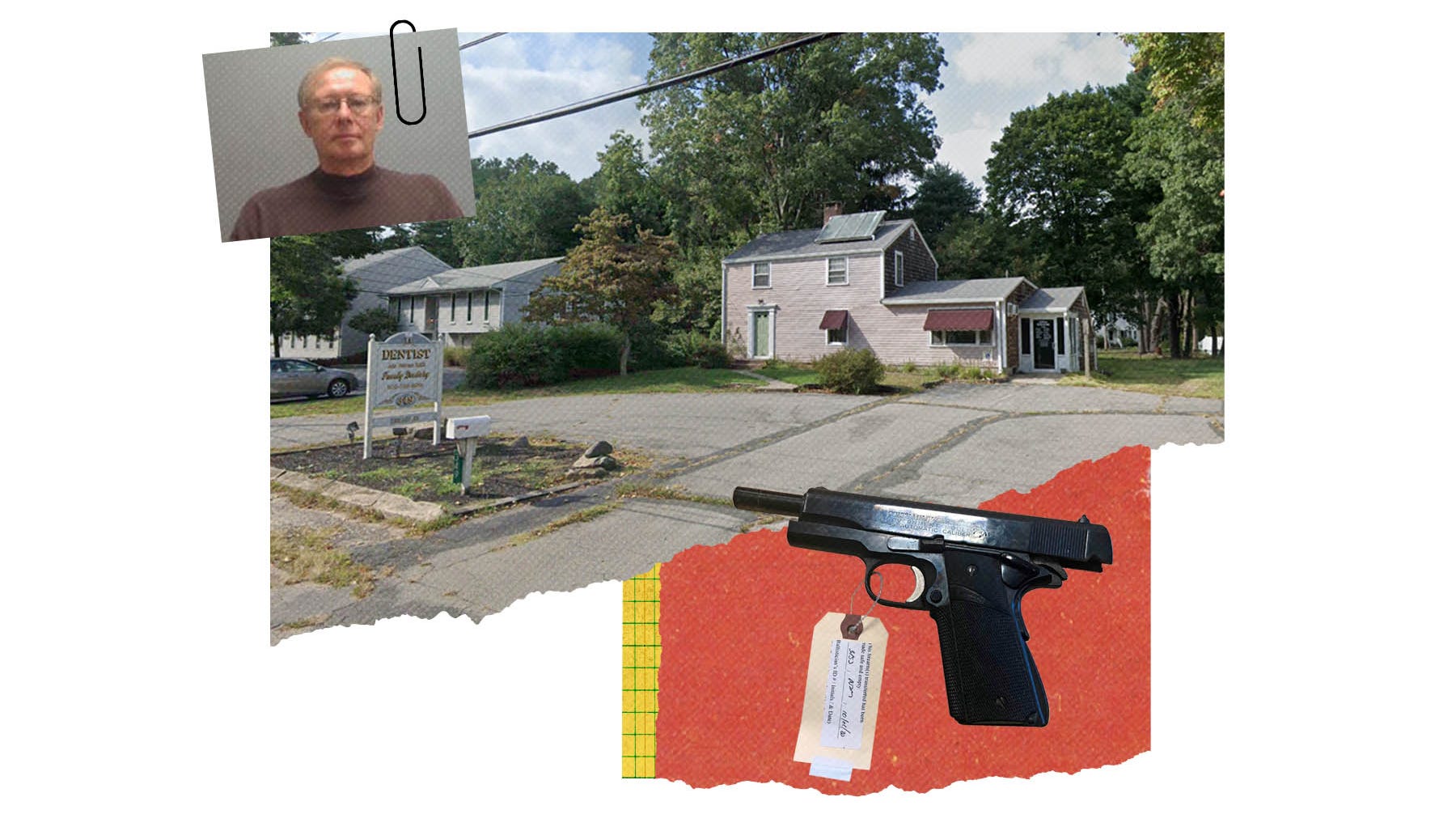 John Peterson operated a gun shop, SEMASS, alongside his dentist business – and even combined the two, selling guns to patients.