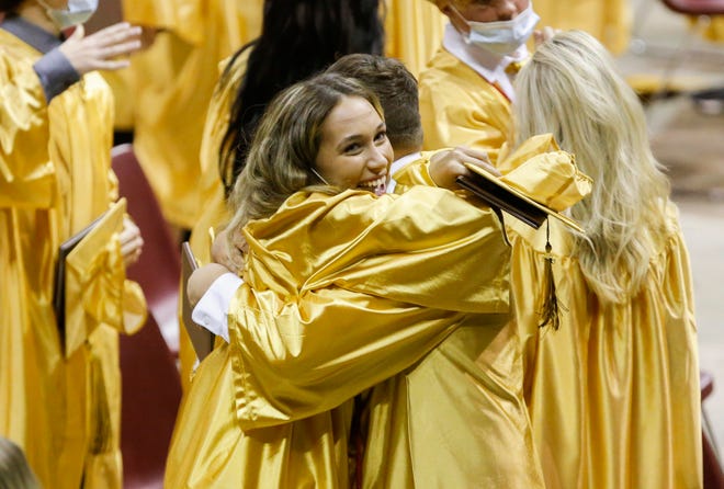 Scenes from the Kickapoo High School Commencement Ceremony at JQH Arena on Friday, May 21, 2021.