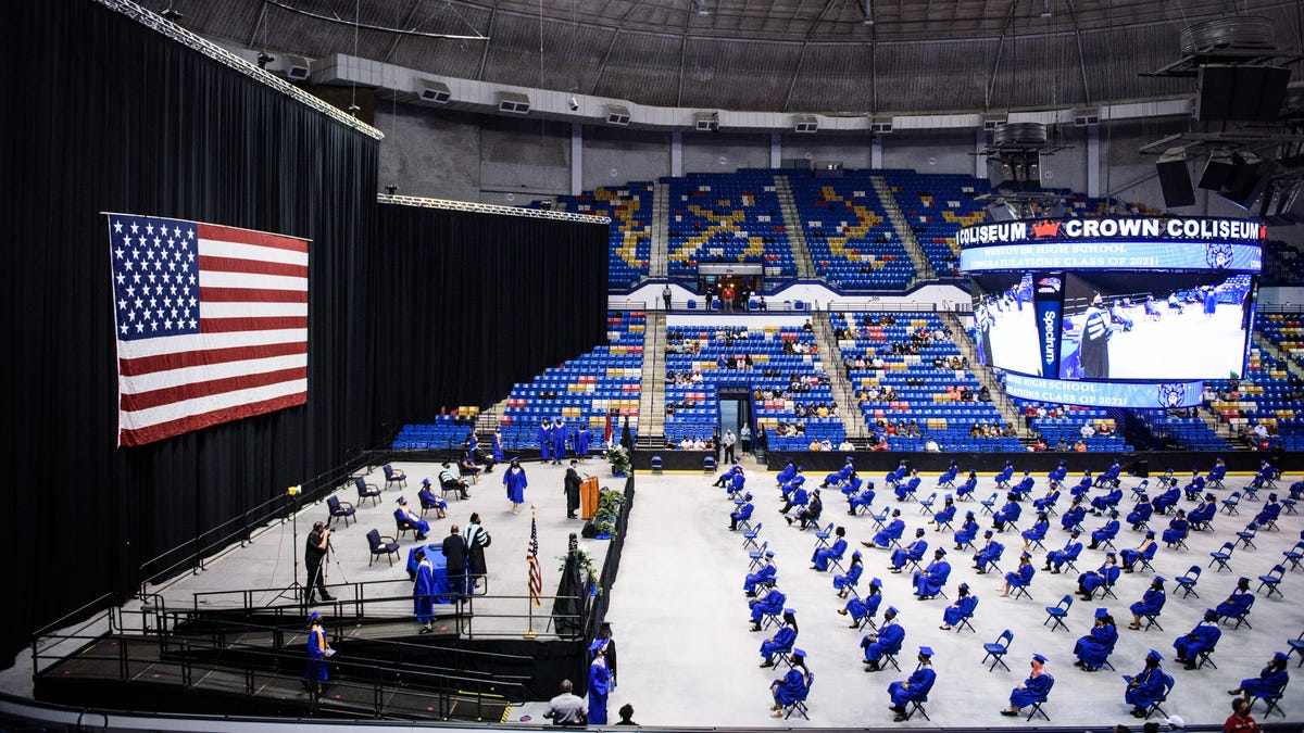 Photos of Westover High School graduation ceremony