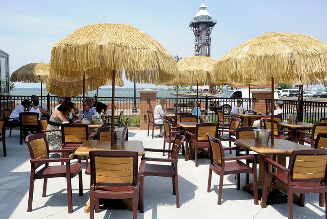 The new restaurant Rum Runners Cove has an outdoor patio. Entrepreneur Tim Sedney just opened the restaurant which is located on Dobbins Landing at 2 State Street. Sedney also owns Rum Runners, the Victorian Princess and Lady Kate.