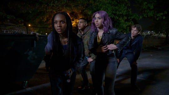 Kaci Walfall, Camila Moreno, Daniel Puig and Will Myers in 'Naomi,' inspired by DC Comics and due on CW in midseason.
