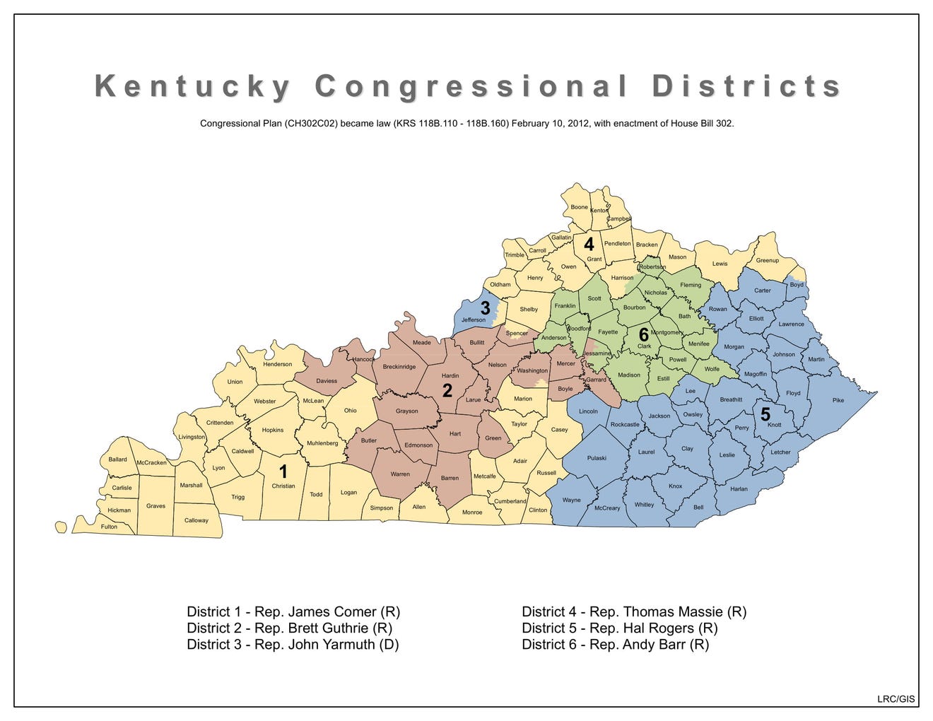 KY Senate GOP unveils redistricting plan for Congress, Yarmuth's seat