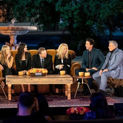 Jennifer Aniston, Courtney Cox, Matthew Perry, Lis