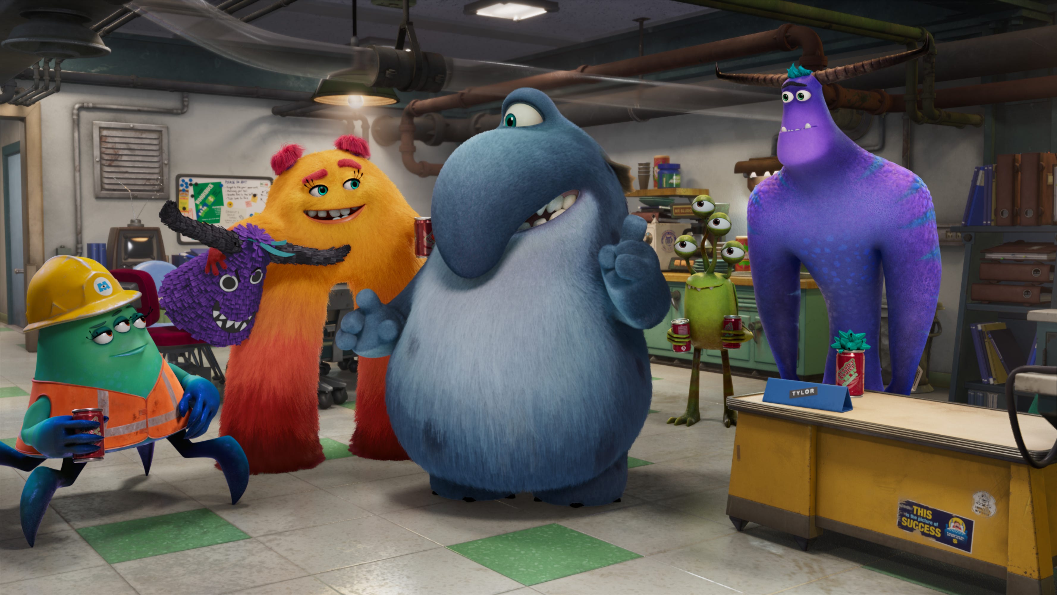 The new monsters of "Monsters At Work" on Disney+.