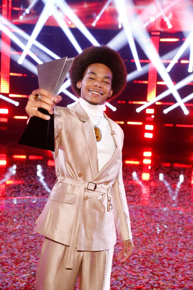 Much like the Nina Simone classic Cam Anthony sang during the Knockout round, the 19-year-old is "feeling good" after winning Season 20 of "The Voice" in 2021.