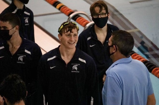 Livonia Stevenson senior Zane Peecher swam for the Spartans for each of his four years of high school, while also playing football and running track.