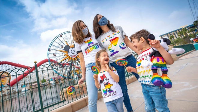 Celebrate love and Disney with the Rainbow Disney collection.