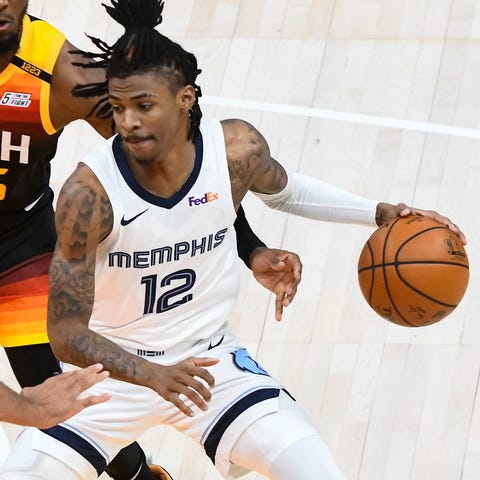 Ja Morant poured in 73 points in his first two car