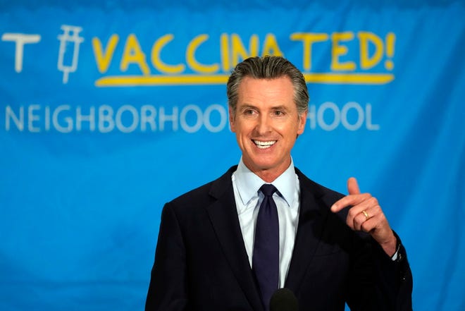 California Gov. Gavin Newsom announces a massive jackpot as the nation's most populous state looks to encourage millions of people who are still unvaccinated to get their shots.