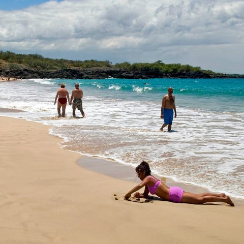 This Aug. 30, 2006, file photo, shows Hapuna Beach