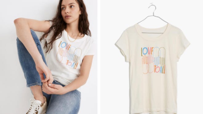 Half of the proceeds from this Madewell collection will go to benefit the ACLU.