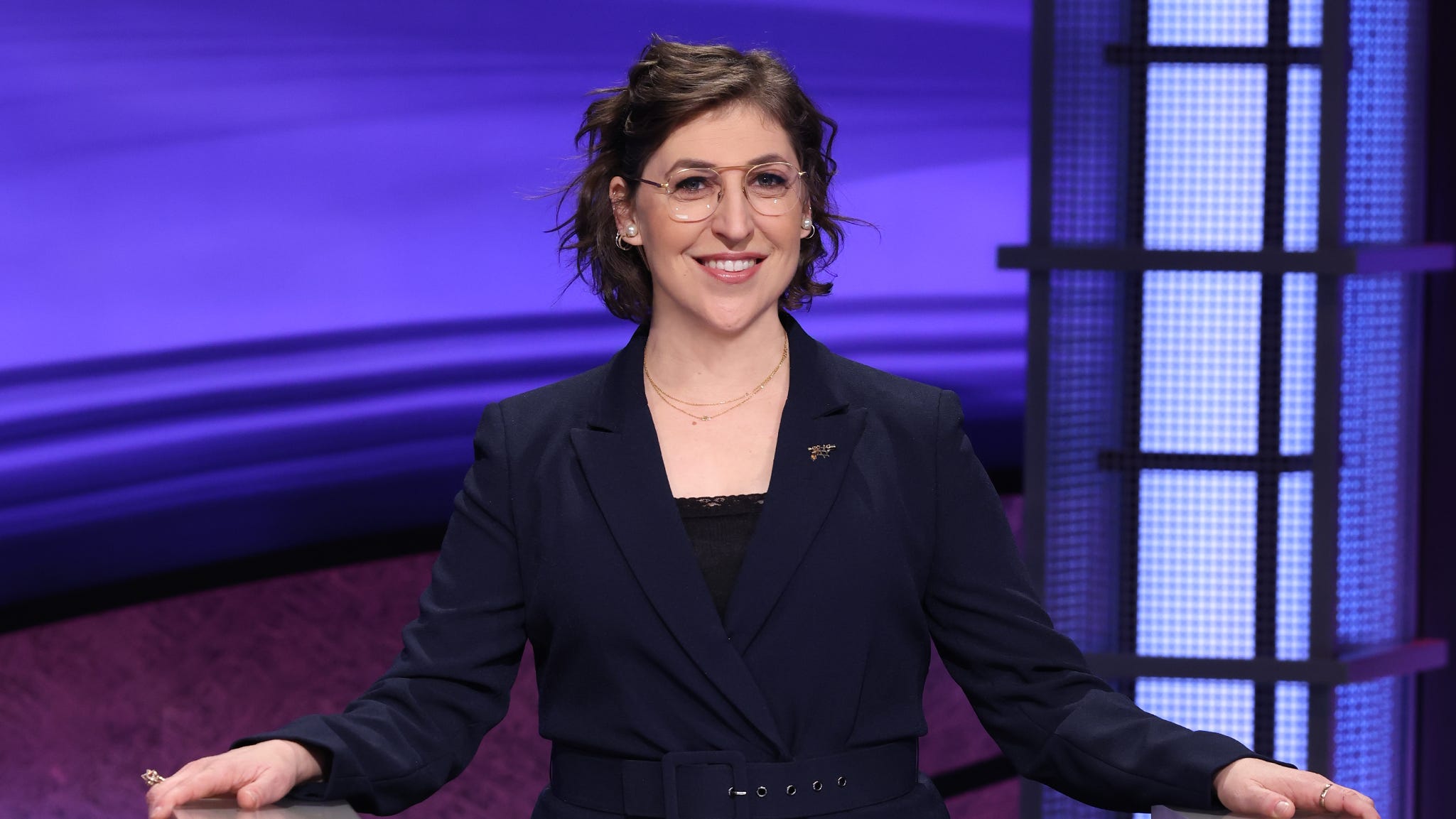 Mayim Bialik, co-host of "Jeopardy!", has walked off the set in support of the striking Writers Guild of America.