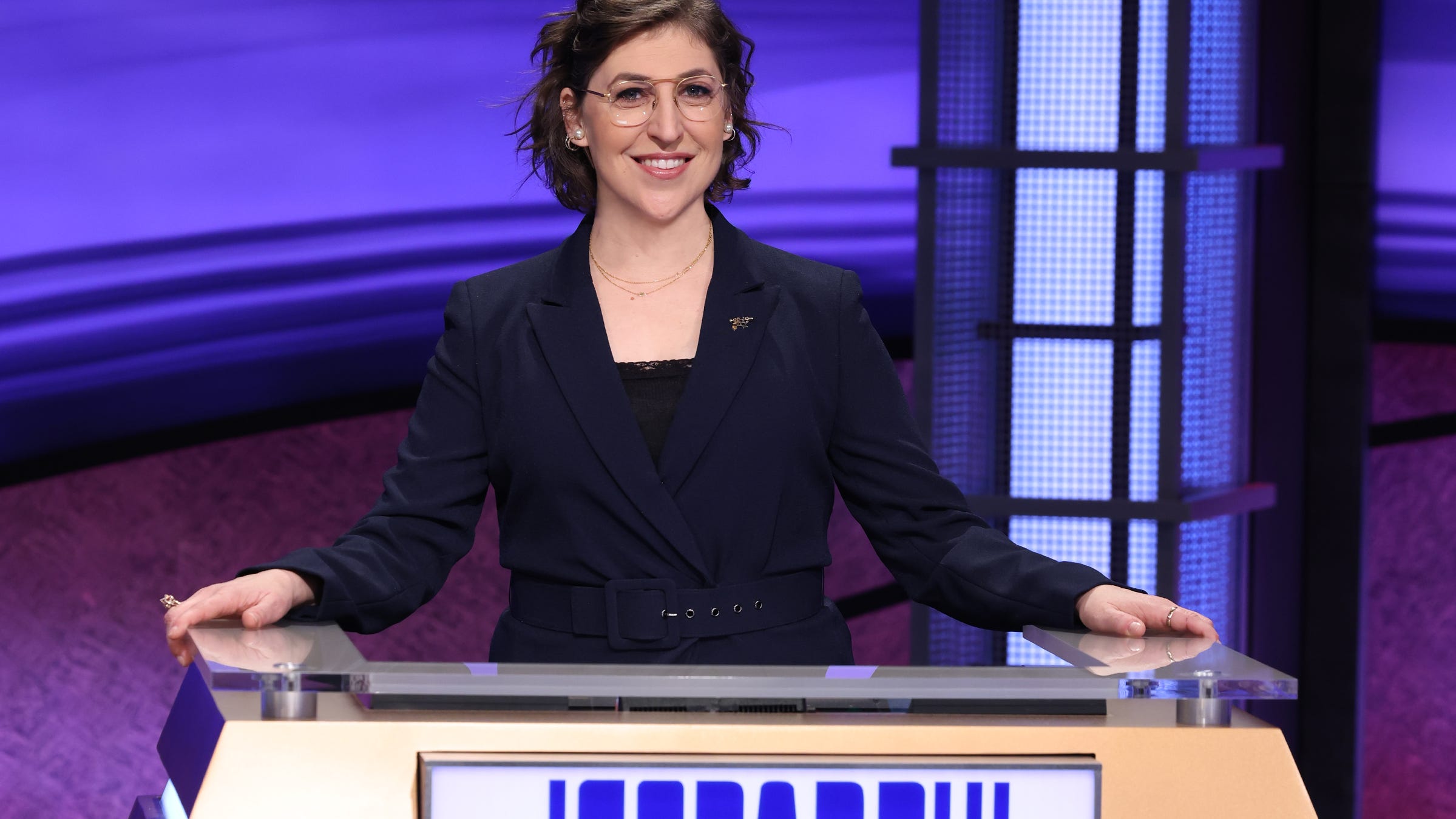 Mayim Bialik's two-week turn as "Jeopardy!" host kicks off Monday, May 31.