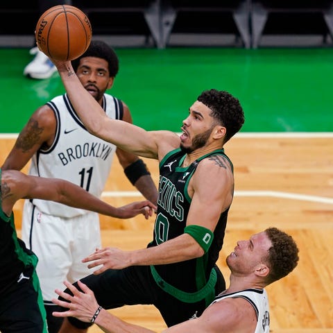 Jayson Tatum poured in a playoff career-high 50 po